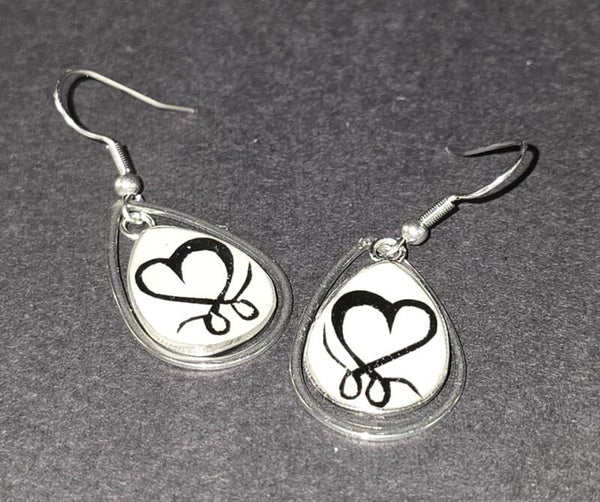 Ohrschmuck Tropfen Herz