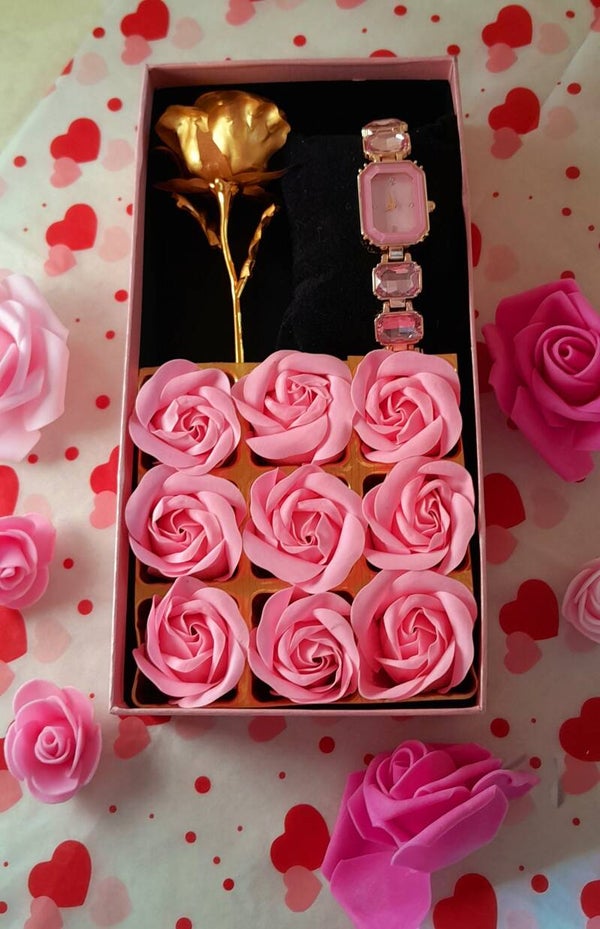 Coffret le temps d'un instant rose
