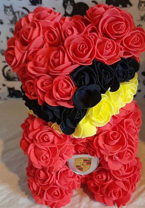Ours Porsche rouge