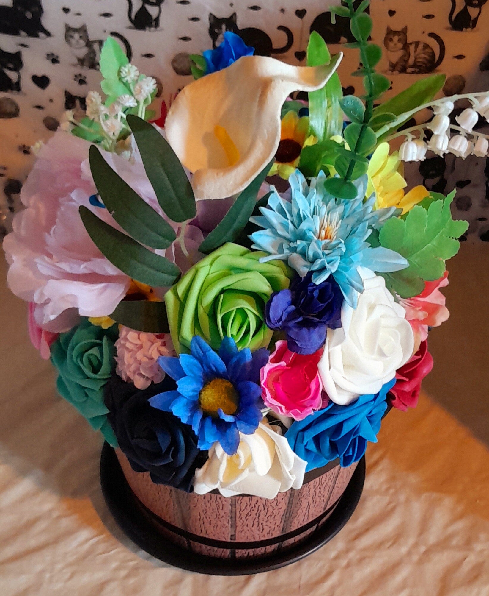 Jardinière ronde avec poids