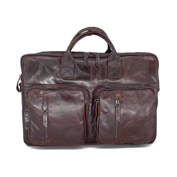 Maronesa - leren laptoptas