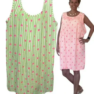 Jurk hart roze te dragen tot 52/54