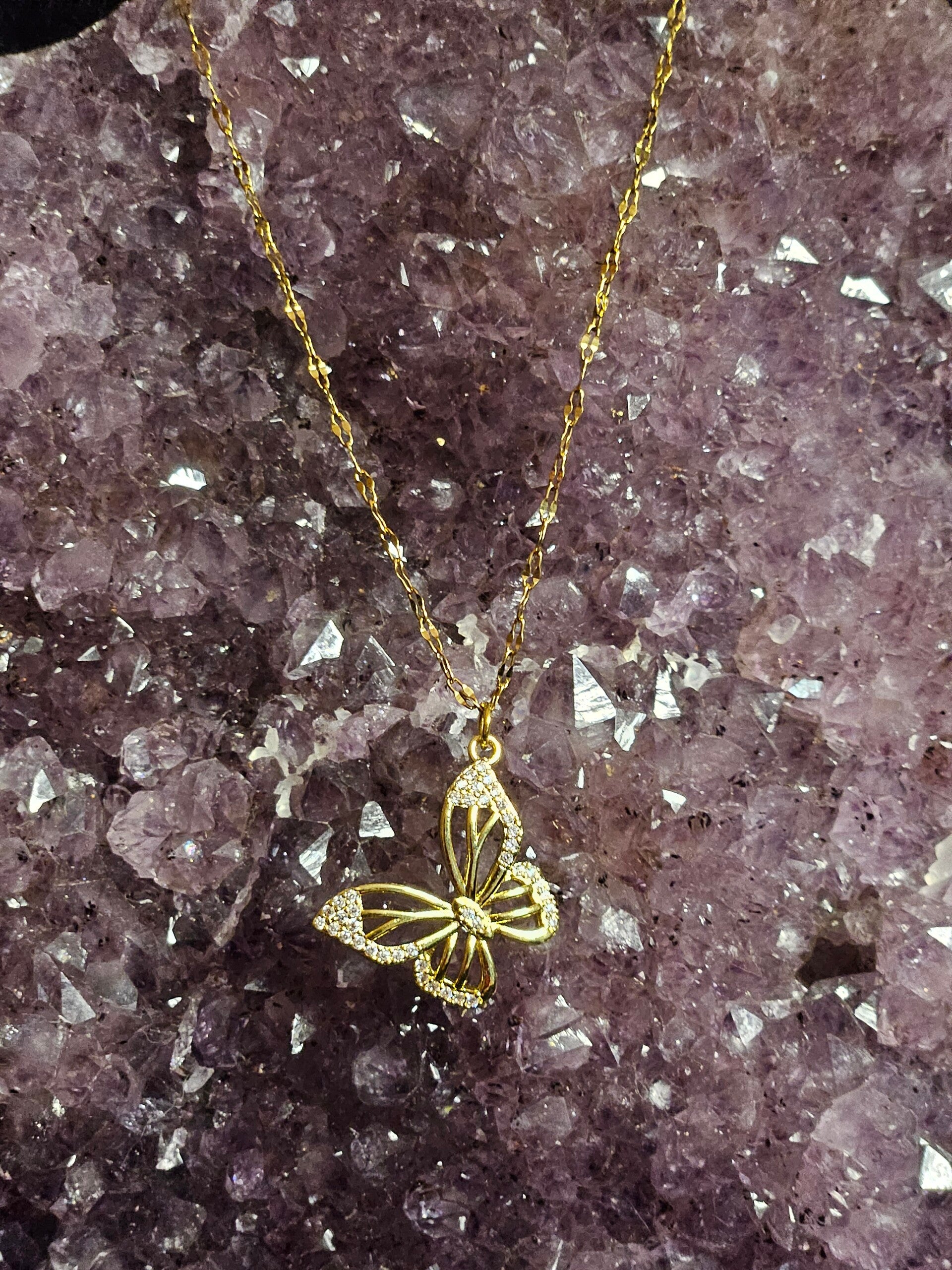 vlinder ketting