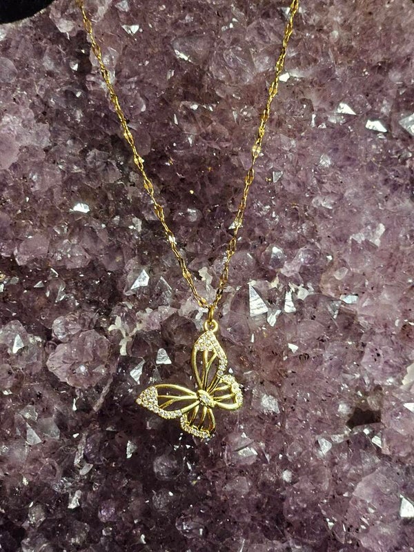 vlinder ketting