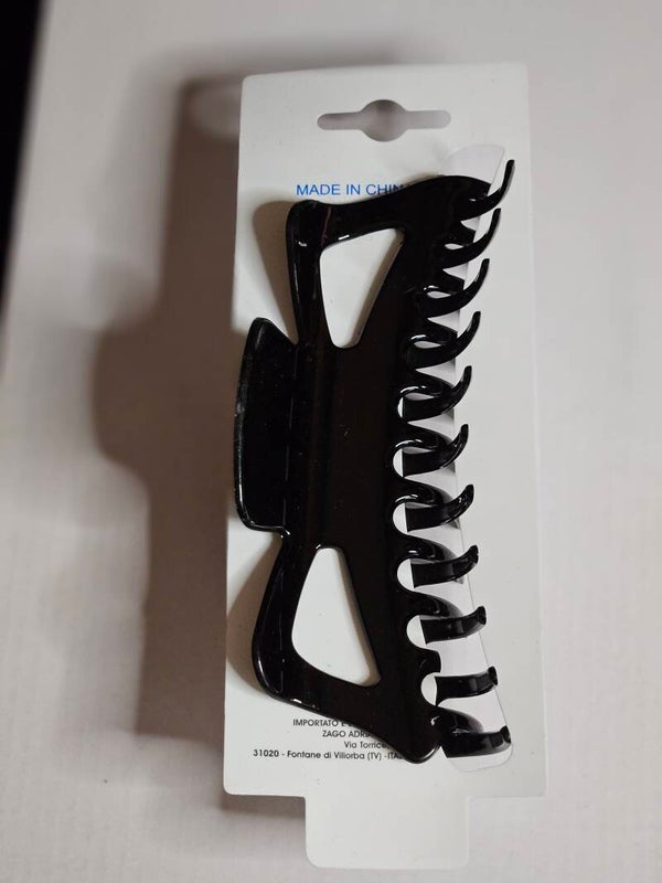 mega haarklem plastic zwart