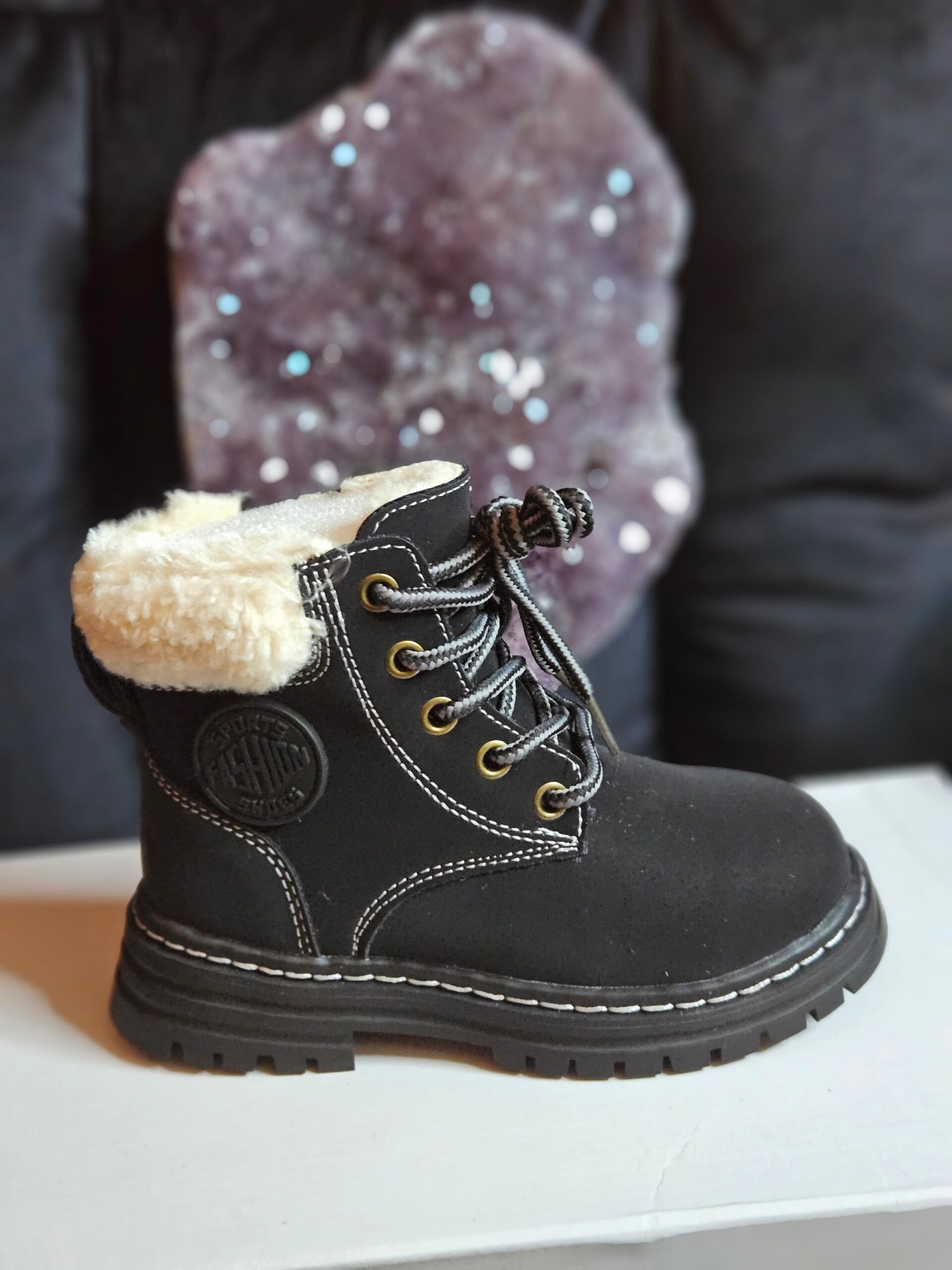 Zwarte kinderboots