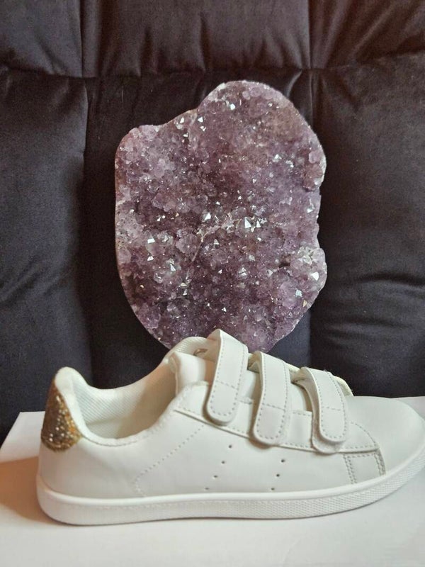 Sneakers kids witgoud