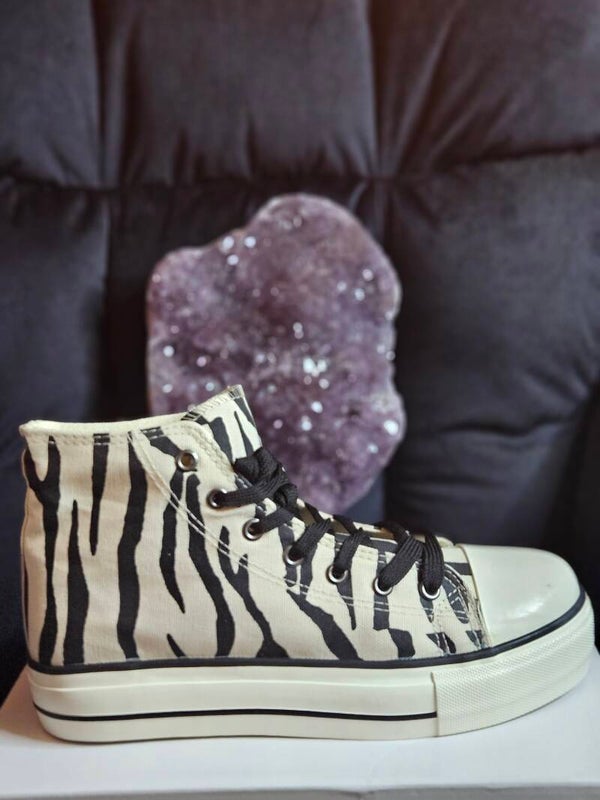 Zebra sneakers
