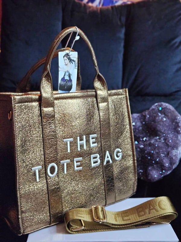 the tote bag groot goud