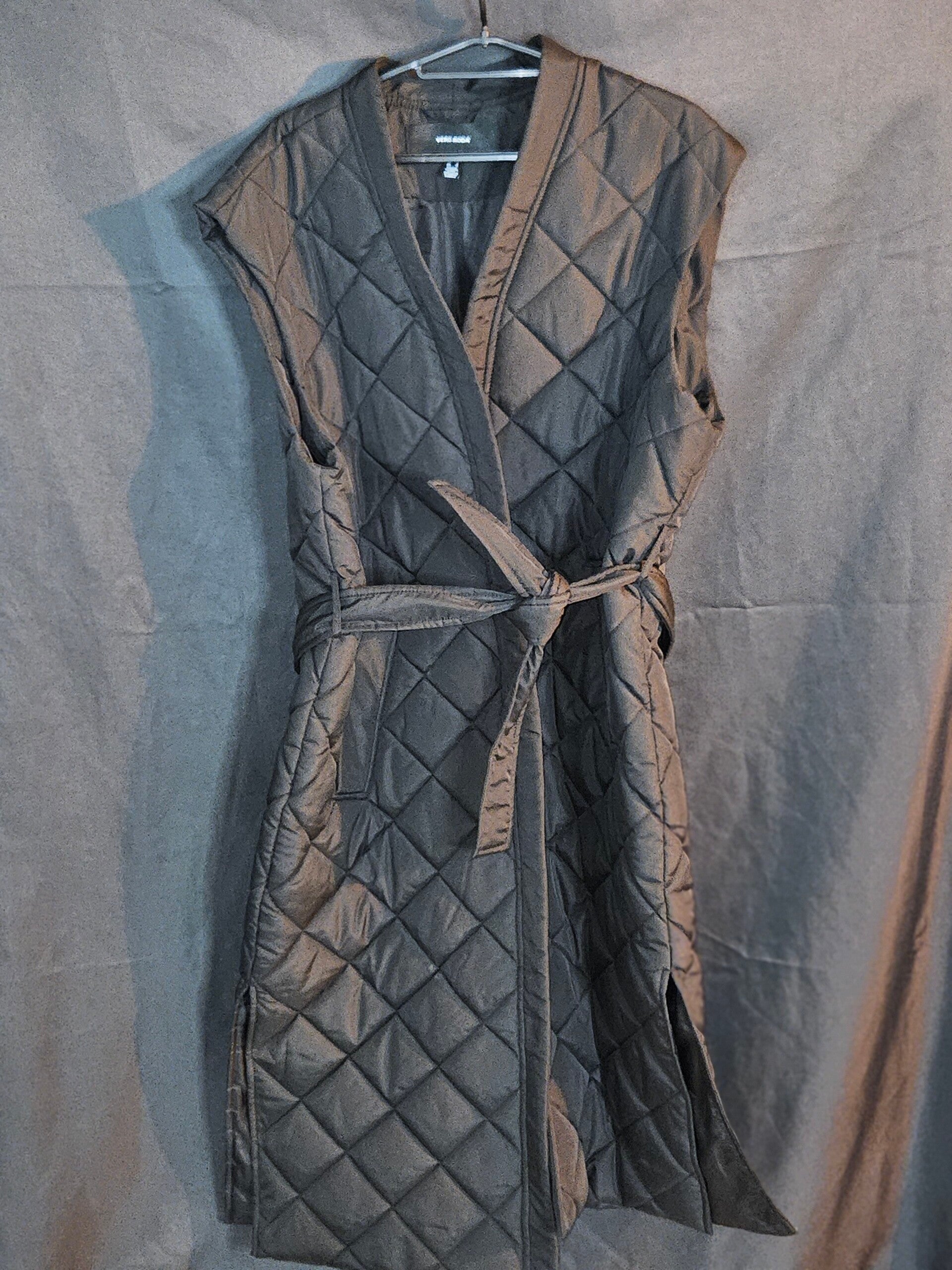 lange bodywarmer zwart