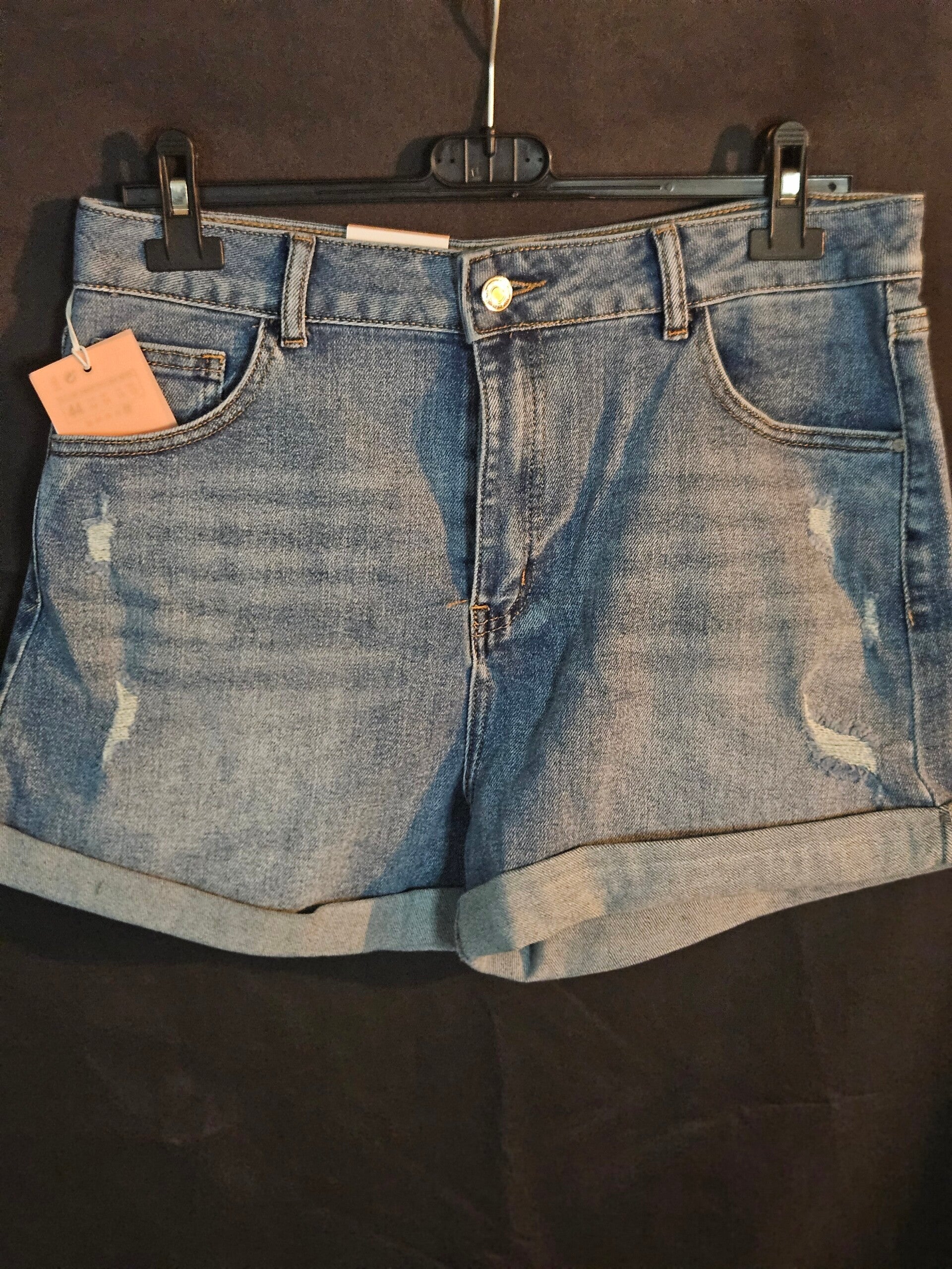 korte jeans broek