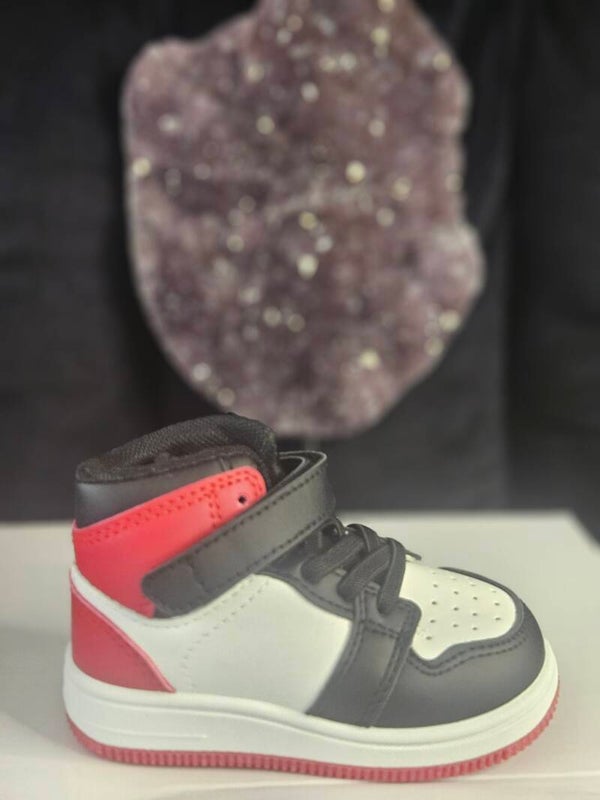kinder hoge sneakers rood