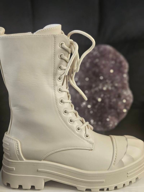 veterlaarzen beige