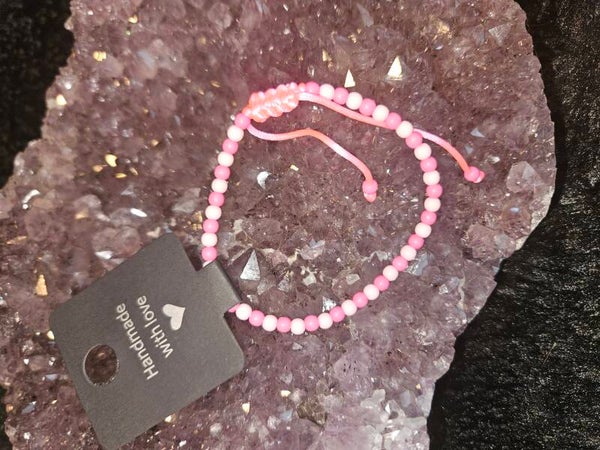 verstelbaar armbandje zachtroze