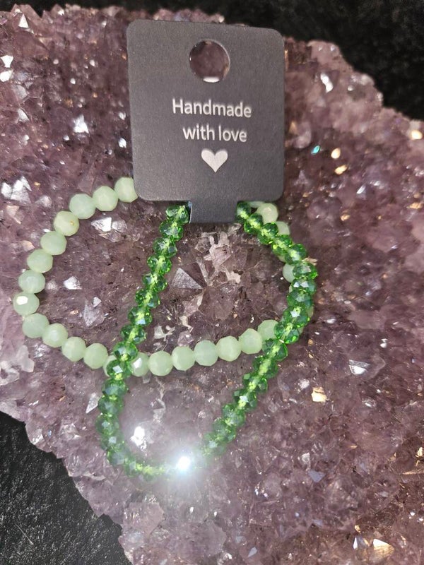 2 delig armbandsetje groen