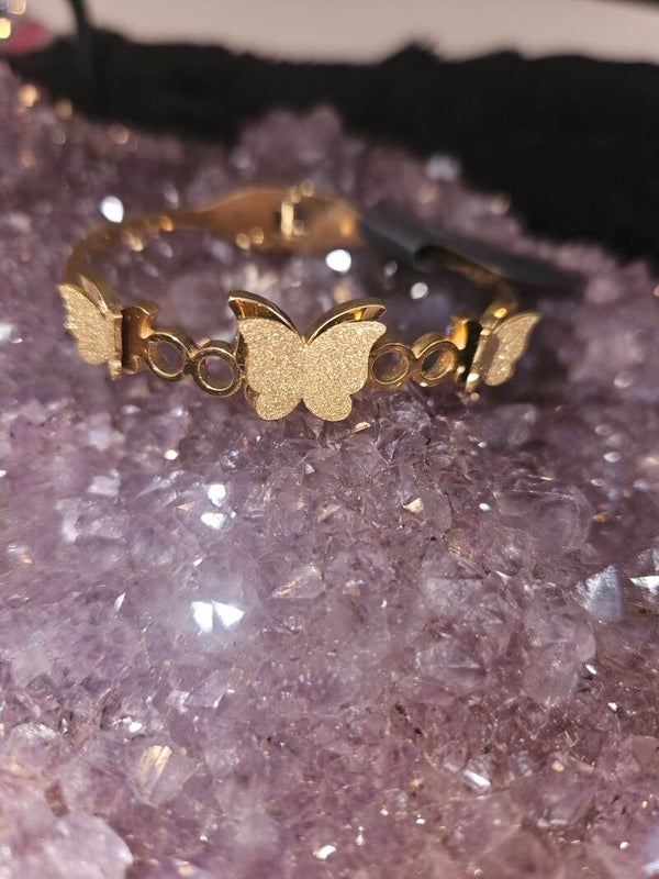 gouden bangle vlinders