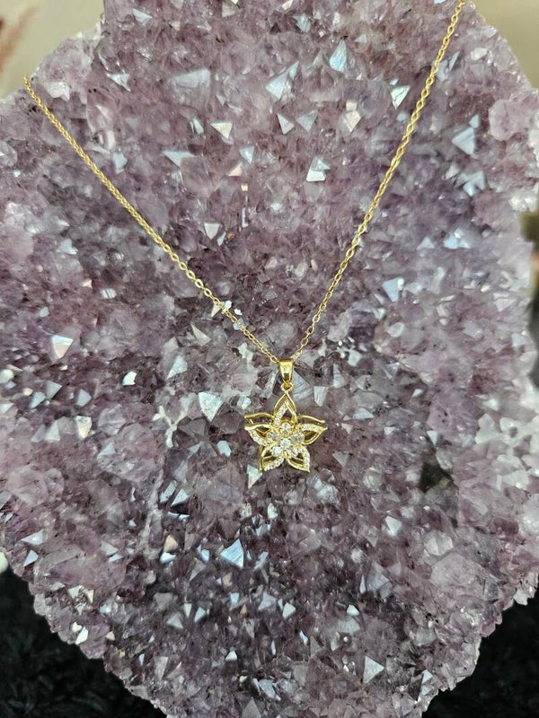 gouden spinner ketting strass
