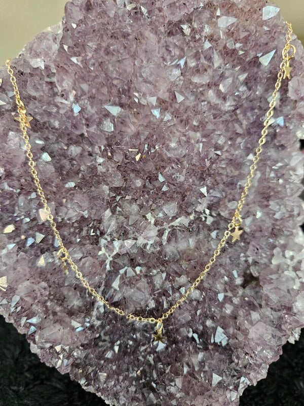 gouden ketting sterretjes