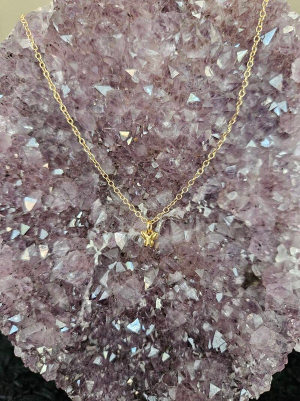 gouden ketting kleine vlinder