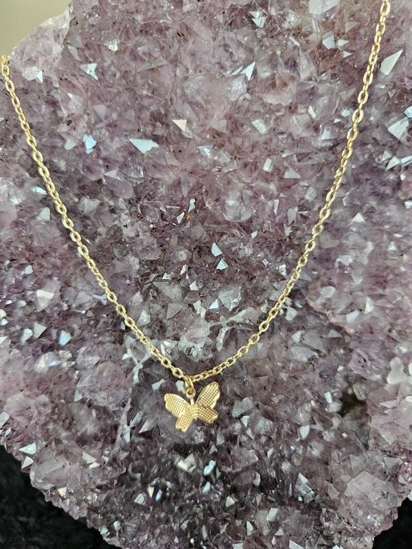 gouden ketting vlinder