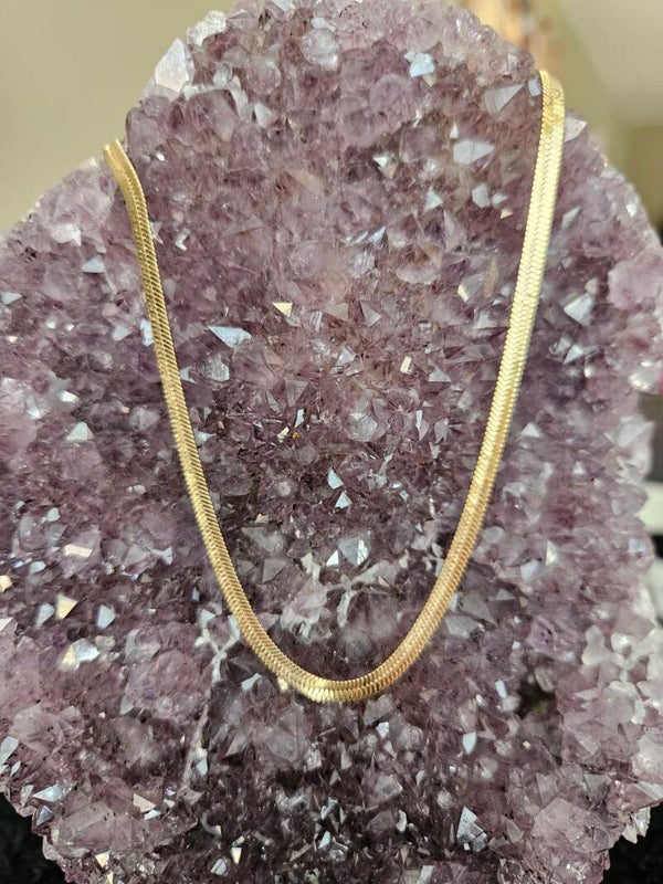 gouden ketting plat