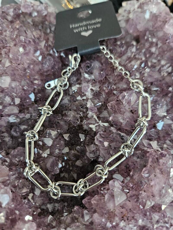 zilveren armband grof