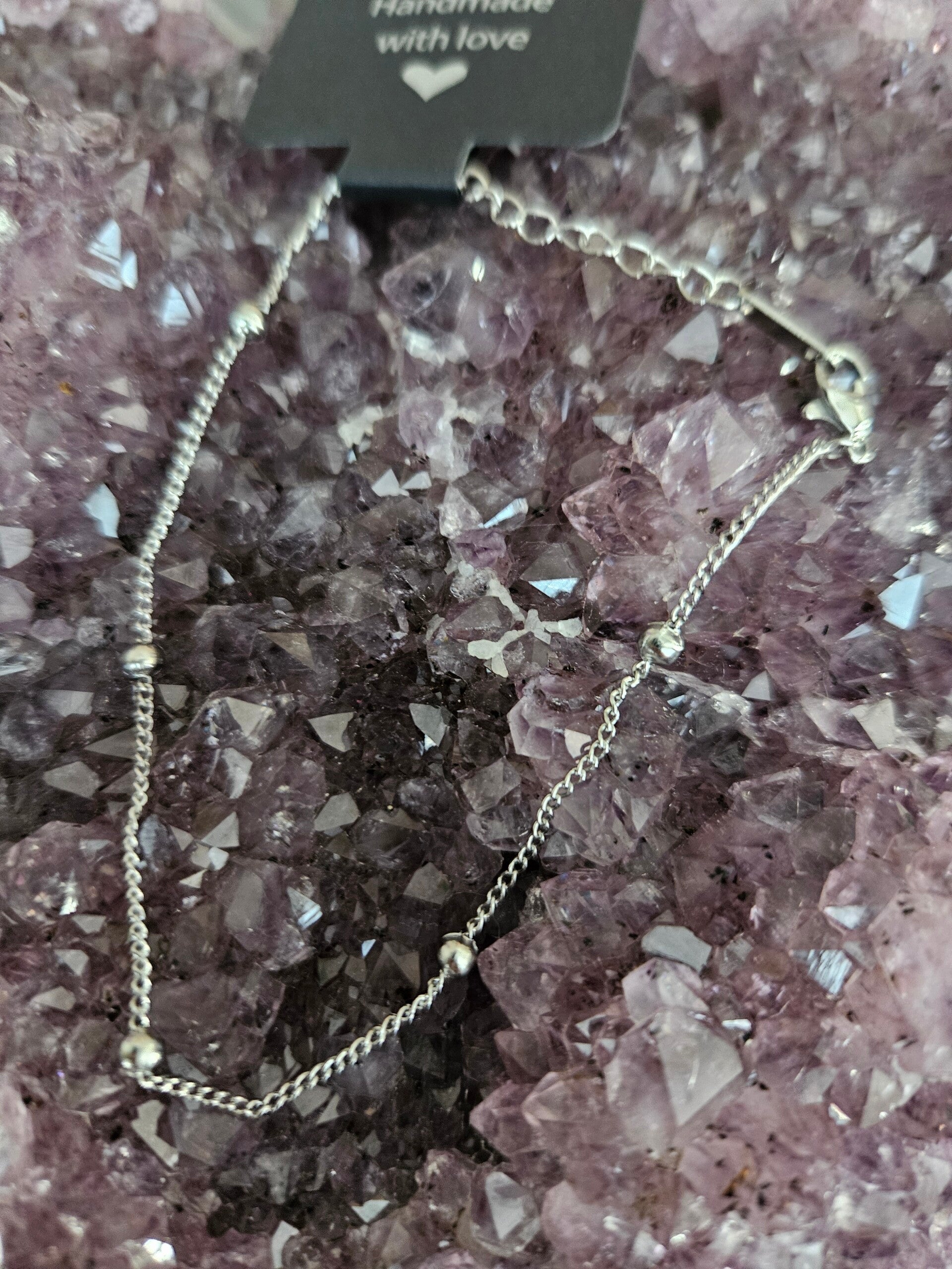 zilveren armband met bolletjes