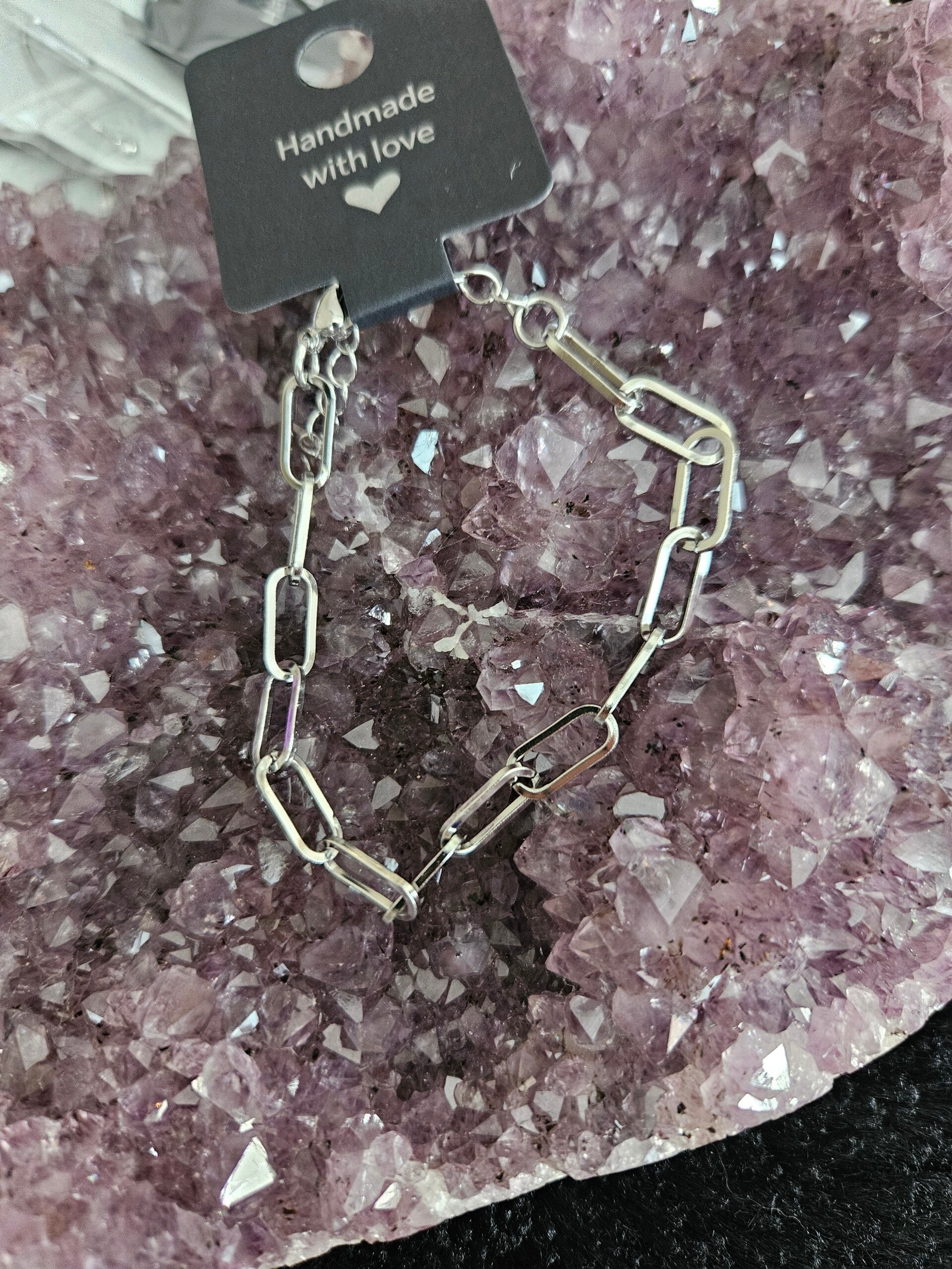 zilveren schakel armband1