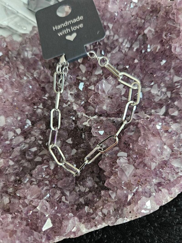 zilveren schakel armband1