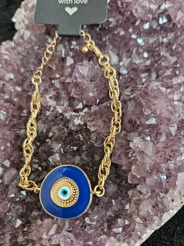 gouden armband oog