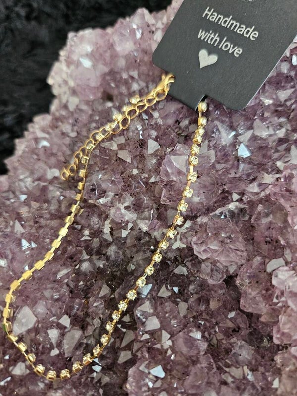 gouden armband strass43