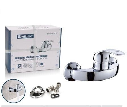 EMIBATH douchekraan –  tweegatsmontage CSBSL