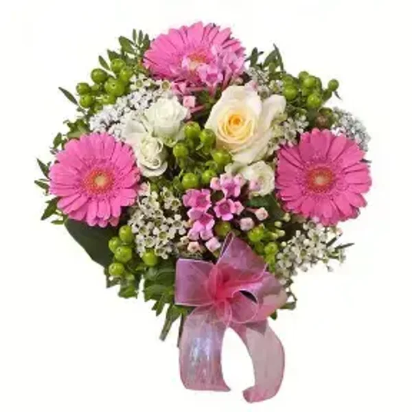 bouquet rose e gerbere