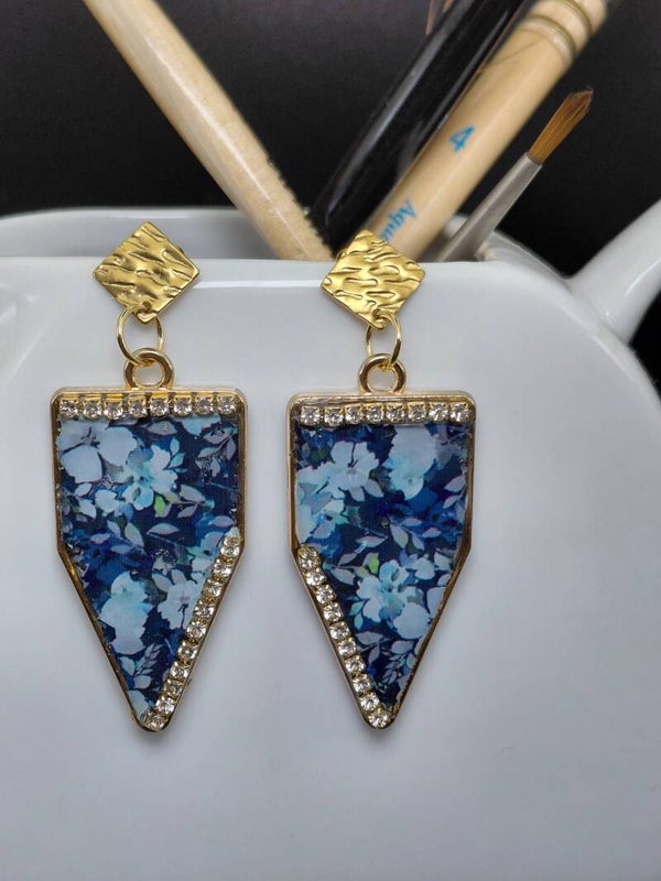 Bouquet de fleurs bleu