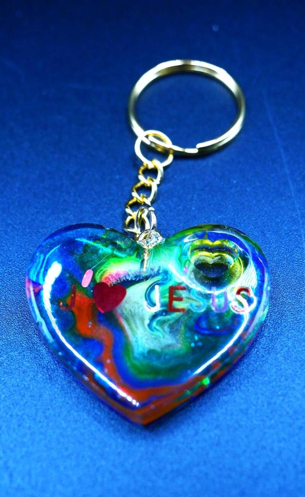 Porte clefs Jésus t'aime ou m'aime