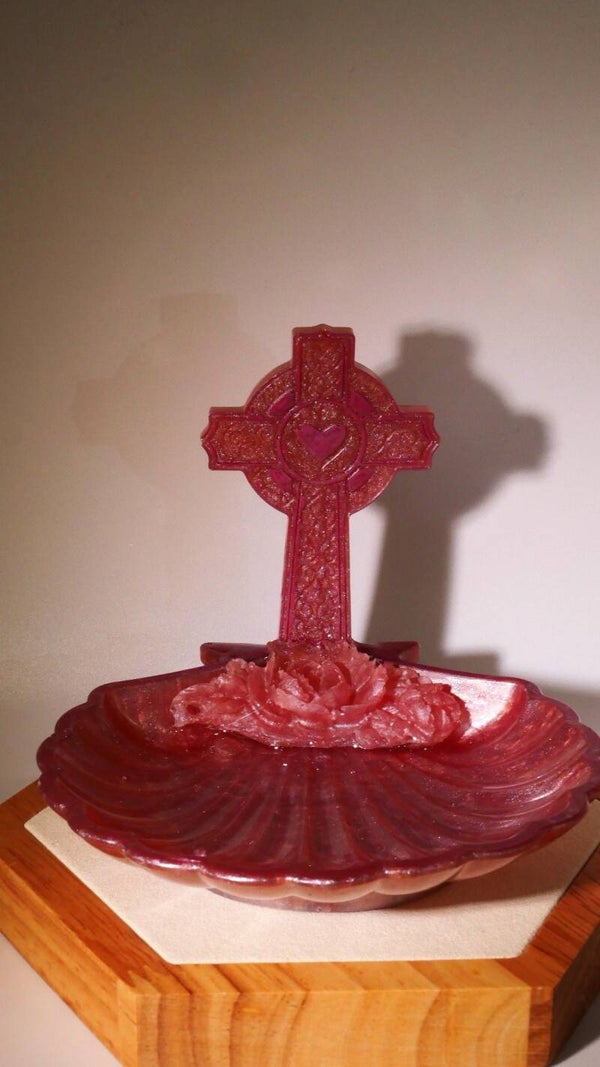 Repose chapelet Compostelle Rose ancienne