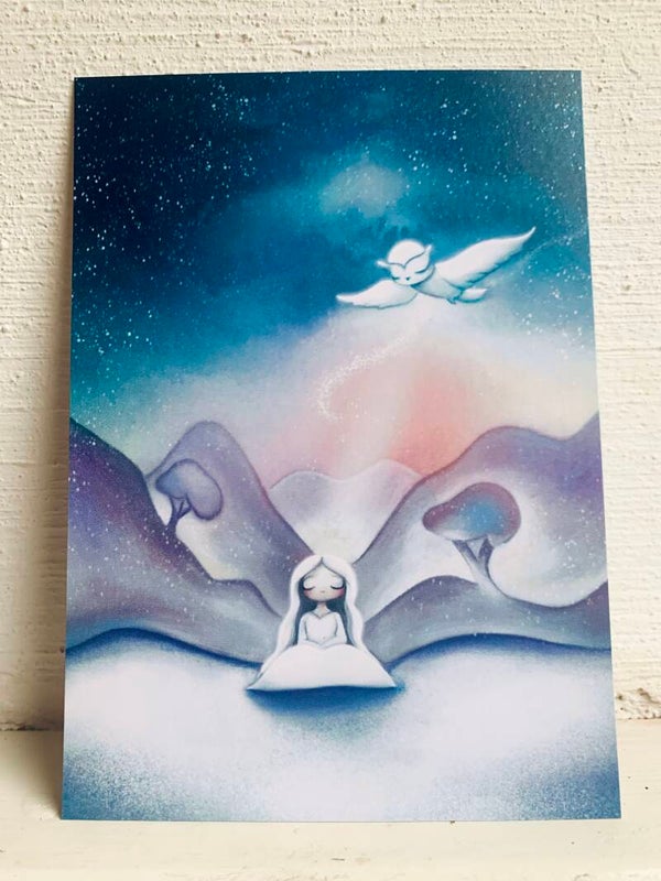 Kaart 'Silence in the snow’