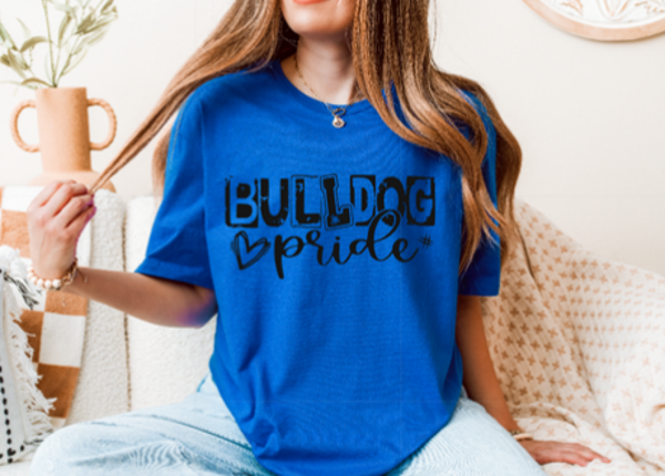 youth bulldog pride t- shirt