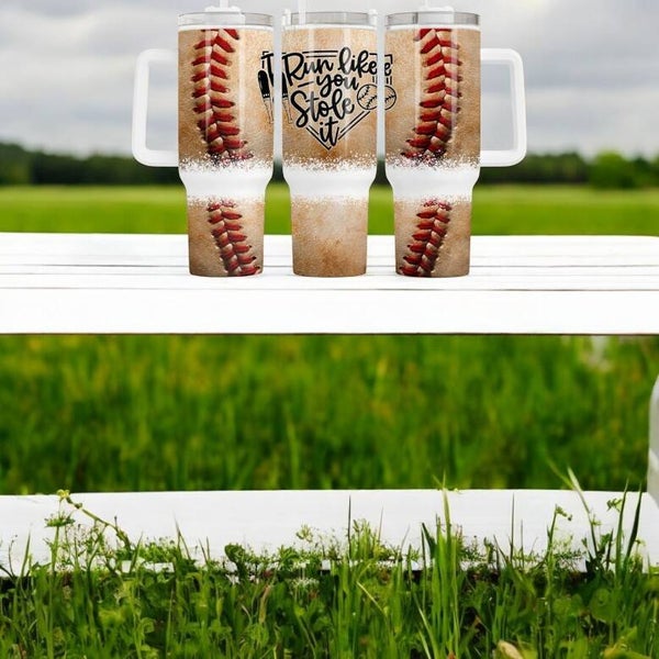 run like you stole it 30oz tumbler
