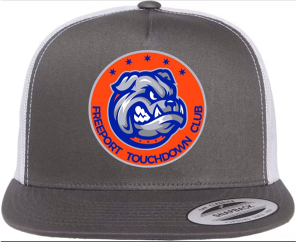 Mens freeport touch down club flat bill truker