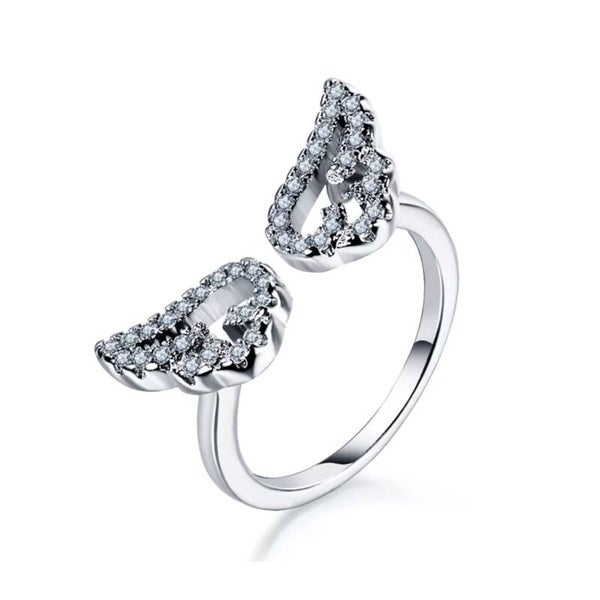 Angle Wings Silver Ring
