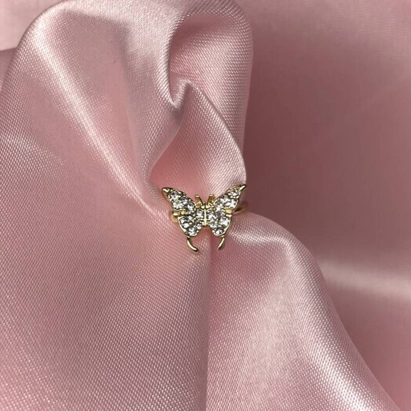Shiny Butterfly Earcuff