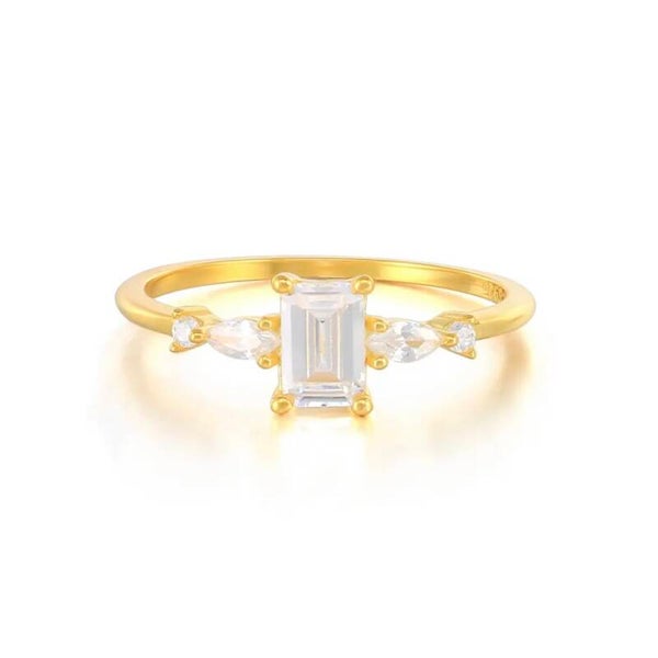 Square Diamond Ring