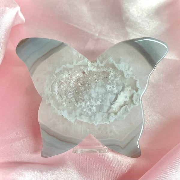 Druzy Agate Butterfly