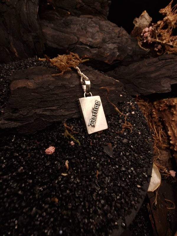 Darling book Pendant | MTO | Nox Ex Libris