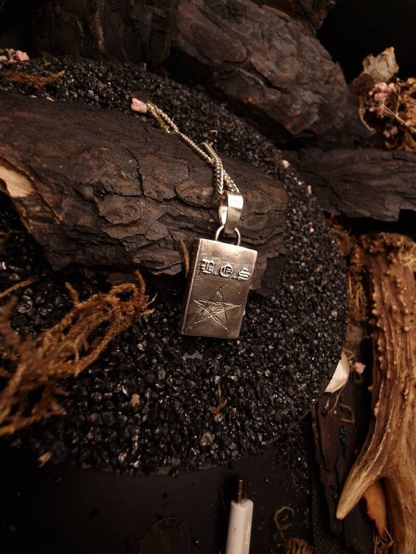 Book of shadows Pendant | MTO | Nox Ex Libris