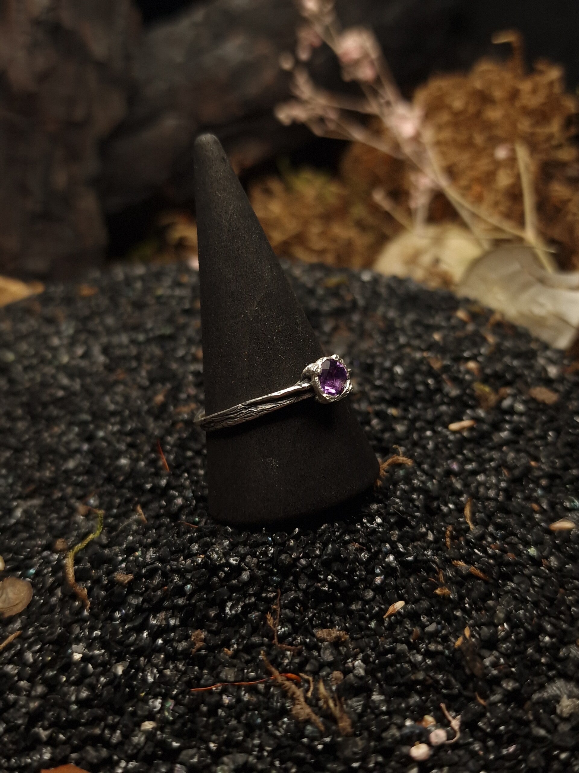The Magick Ring | size 20 | Amethyst | Nox Ex Libris