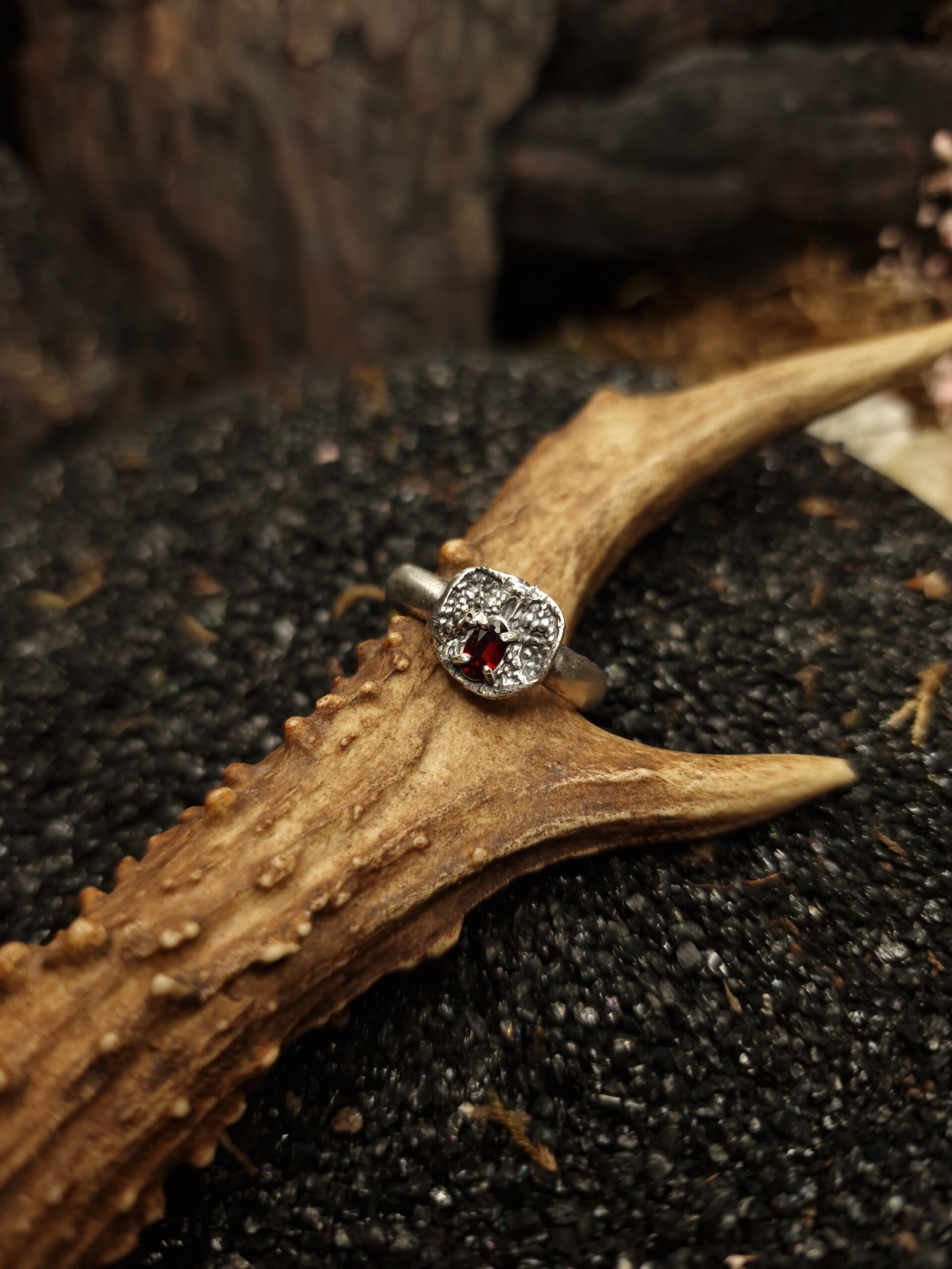Abundance Ring | MTO | Garnet | Curiosity Cabinet