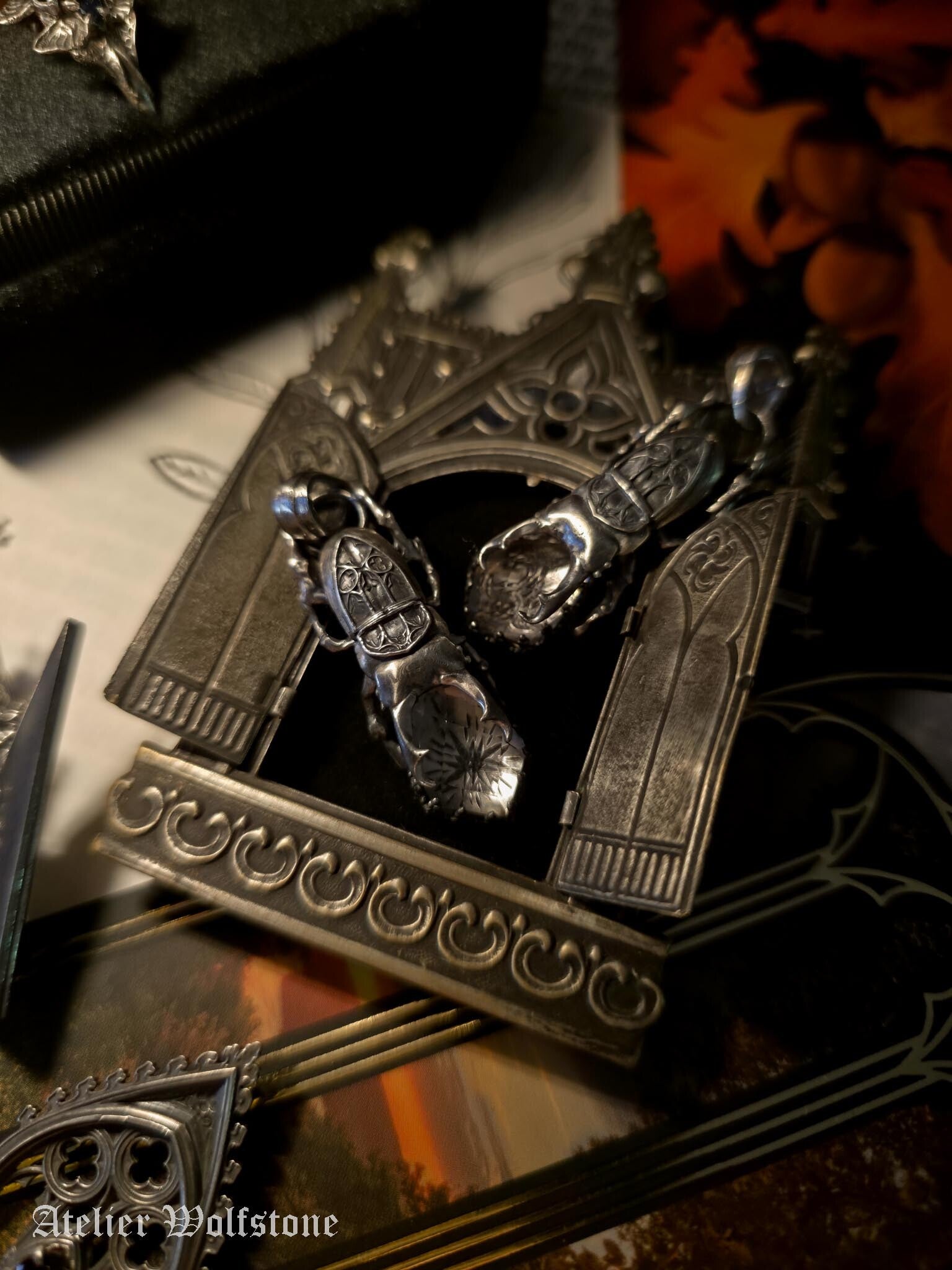 The Lucaniadae Cathedrale Pendant | One of a Kind Pendant | clear quartz | Regina