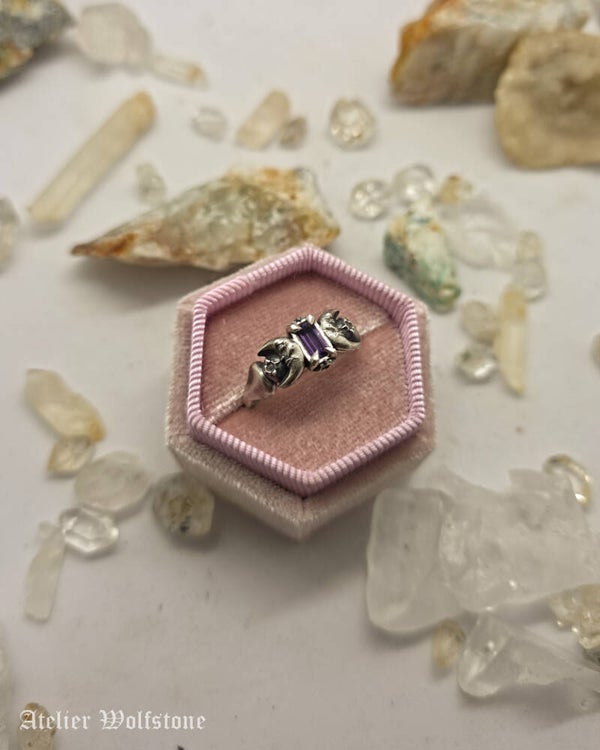 Midnight Margarita | Ready to Send Ring | size 20 | Amethyst | Curiosity Cabinet